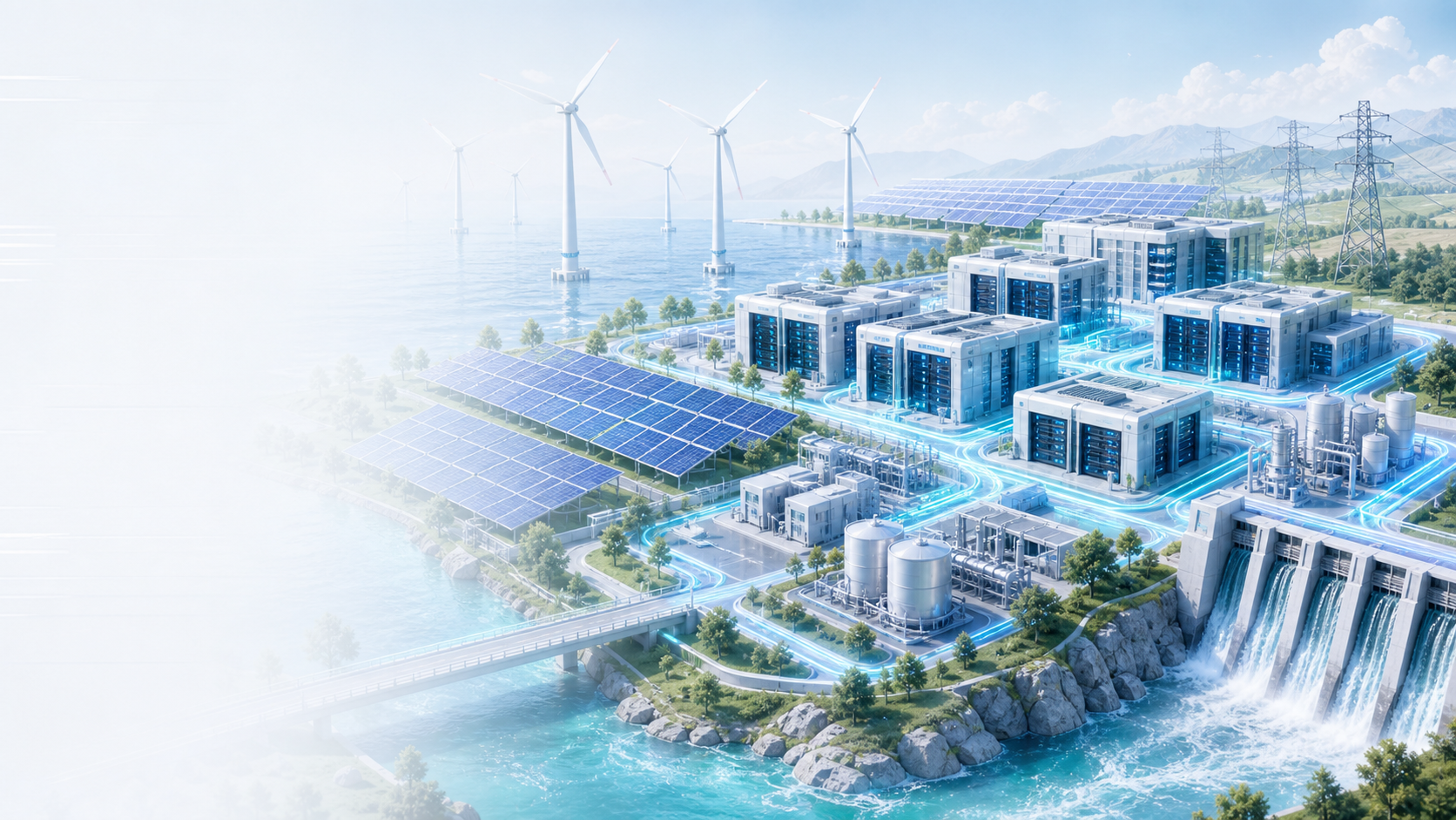 Fathom Peak Tech 绿色 AI 基础设施场景